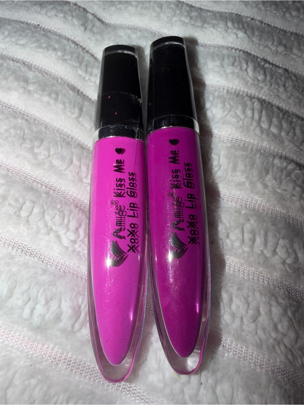 Amuse Society Kiss Me Lip Gloss Duo - Hot Pink & Magenta